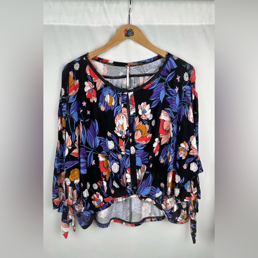 Free People Floral Blouse - Picture 2 of 4